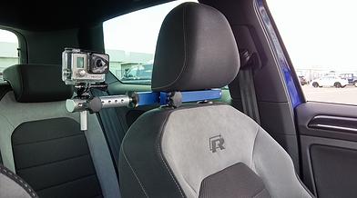 Headrestmount 車載カメラ用 ヘッドレストマウント フォルクスワーゲン ゴルフ R